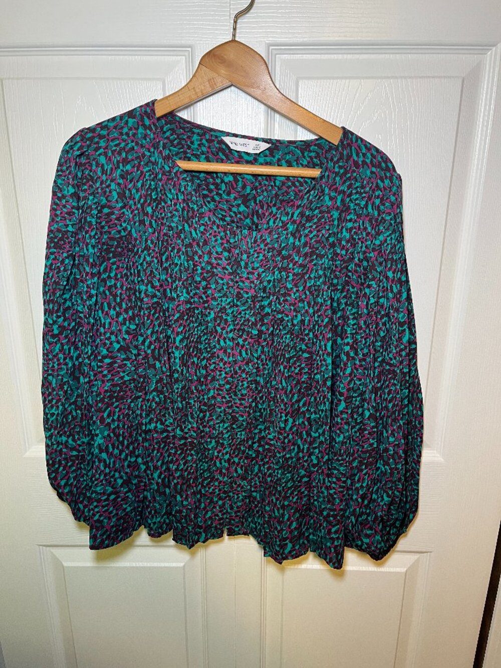 Nine West Boho Print Blouse XXL